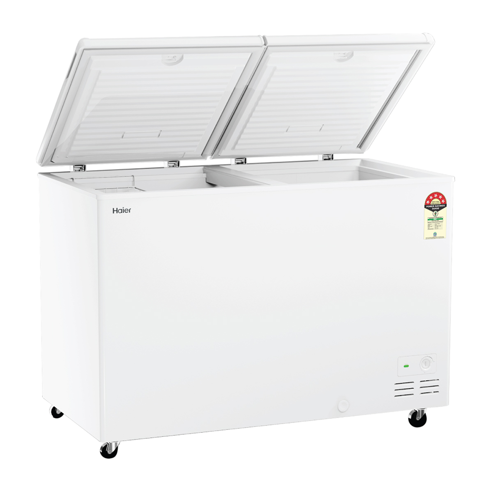 Haier 588 Ltr Double door- White Colour Convertible Hard top Freezer
